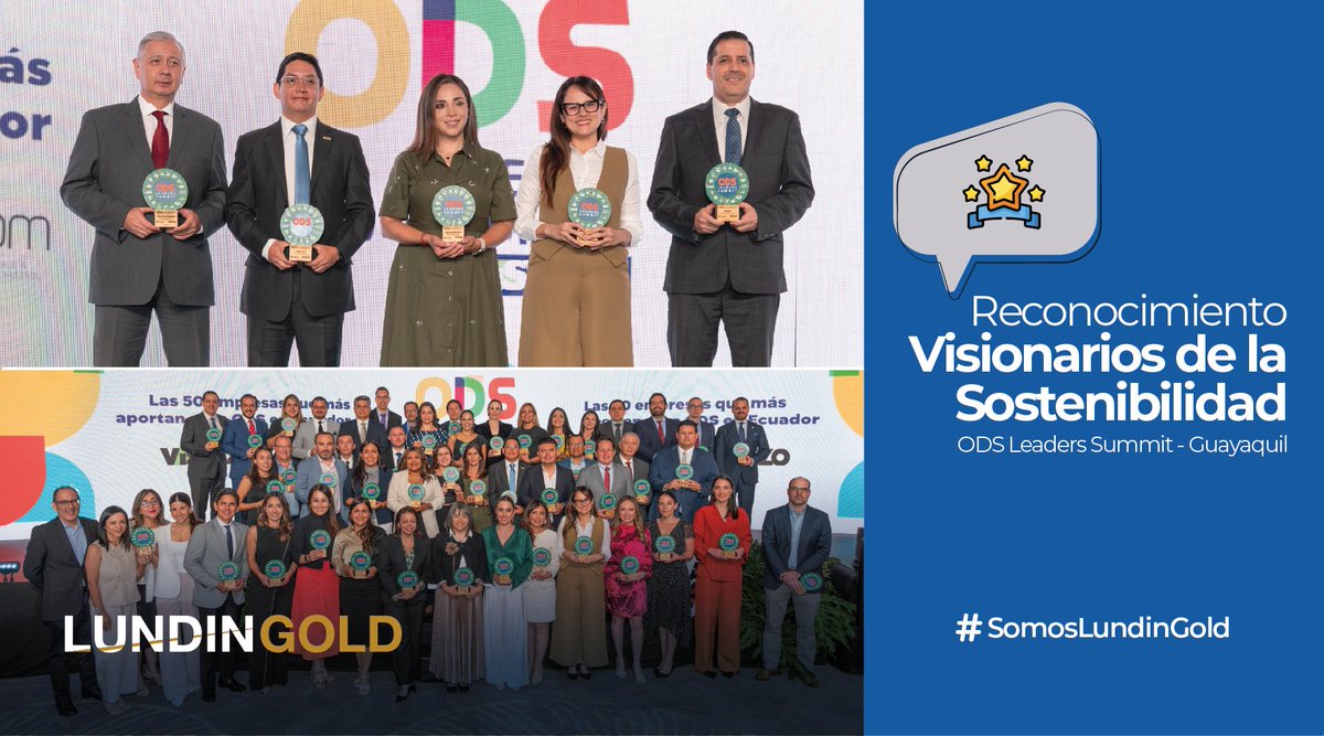 Nos sentimos orgullosos de ser reconocidos como una de las 50 empresas que más contribuyen a los Objetivos de Desarrollo Sostenible (ODS) en Ecuador en el marco del “ODS Leaders Summit" en Guayaquil.

Este reconocimiento destaca la integración de criterios ESG (Ambientales,