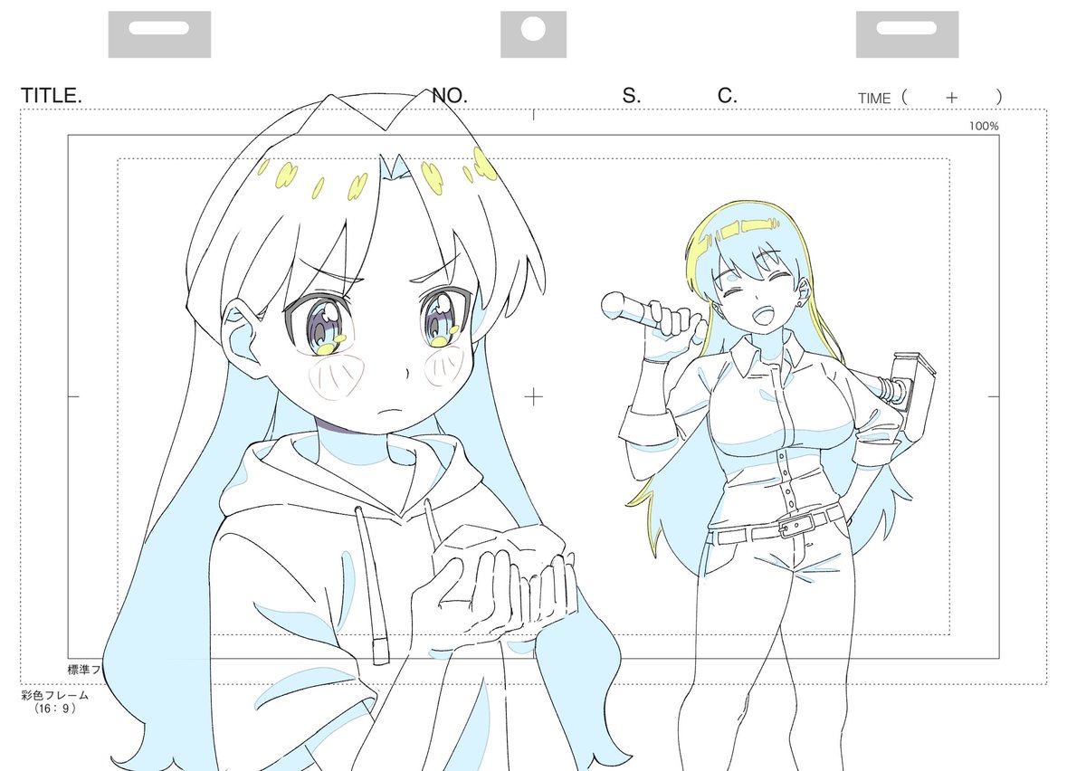 genga study from that animation i made before