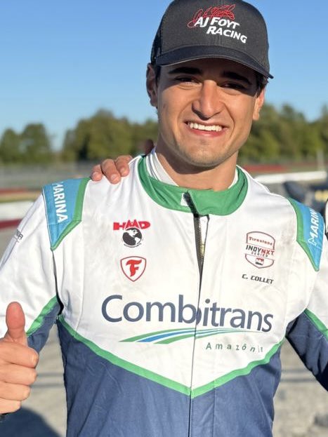 🚨🔥TÁ ESQUENTANDO! Caio Collet volta a testar na Foyt no dia 13, no misto de Indianápolis, após o bom trabalho no treino em Mid-Ohio. A bola está na marca do pênalti para ele assumir o #4 em 2026 #INDYCAR