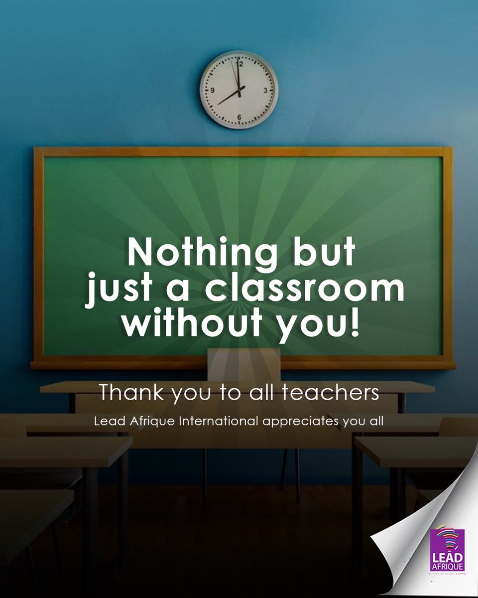 LeadAfrique's tweet photo. Thank you for making the classroom complete.
We appreciate you!💜
#GTAP #Teachers #Celebration #LeadAfrique https://t.co/wHifj33zo2