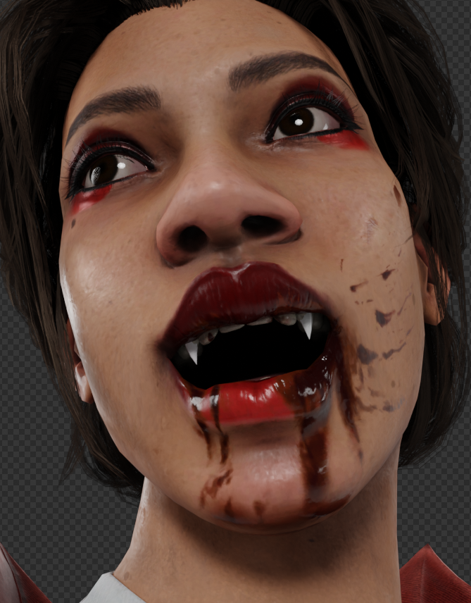 Springey_'s tweet photo. Both Vampyras have fake fangs as part of their skins!!!! https://t.co/93mDZF0xT4