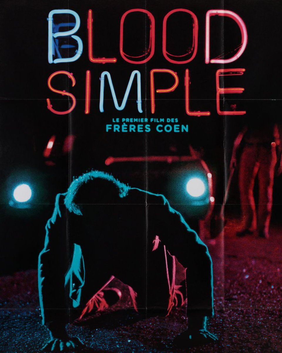newbeverly's tweet photo. Coen Brothers double feature in 35mm! BLOOD SIMPLE (1984) &amp; THE MAN WHO WASN’T THERE (2001) screen next Tuesday &amp; Wednesday, October 14th &amp; 15th. Tickets: https://t.co/wsuOqGweNV https://t.co/WJLI3FEysz