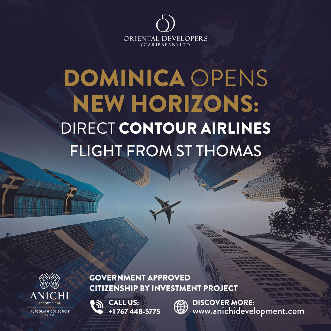 AnichiDevelop's tweet photo. Regular services promise increased tourism, fresh investment and more opportunities for residents and the diaspora: https://t.co/HsKSp4gbBI

#Dominica #Caribbean #CitizenshipByInvestment #SecondCitizenship #DominicaCitizenship #AirConnectivity #CaribbeanFlights #GlobalAccess https://t.co/iBN4KUb9C0