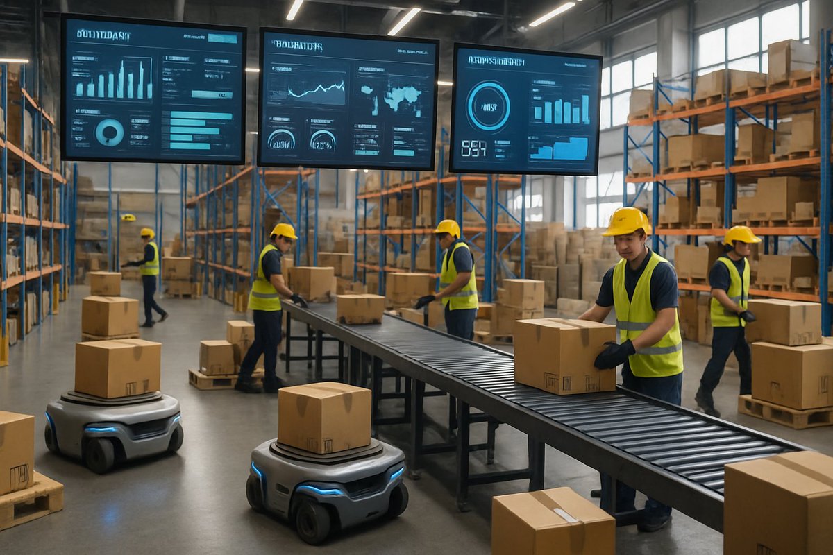 pikpak's tweet image. AI is reshaping #3PL! With machine learning, logistics become smarter and faster. From predicting demand to optimizing routes—AI is cutting costs and boosting efficiency. How do you see AI shaping the future of #ecommercefulfilment? 🤖📦 #LogisticsRevolution