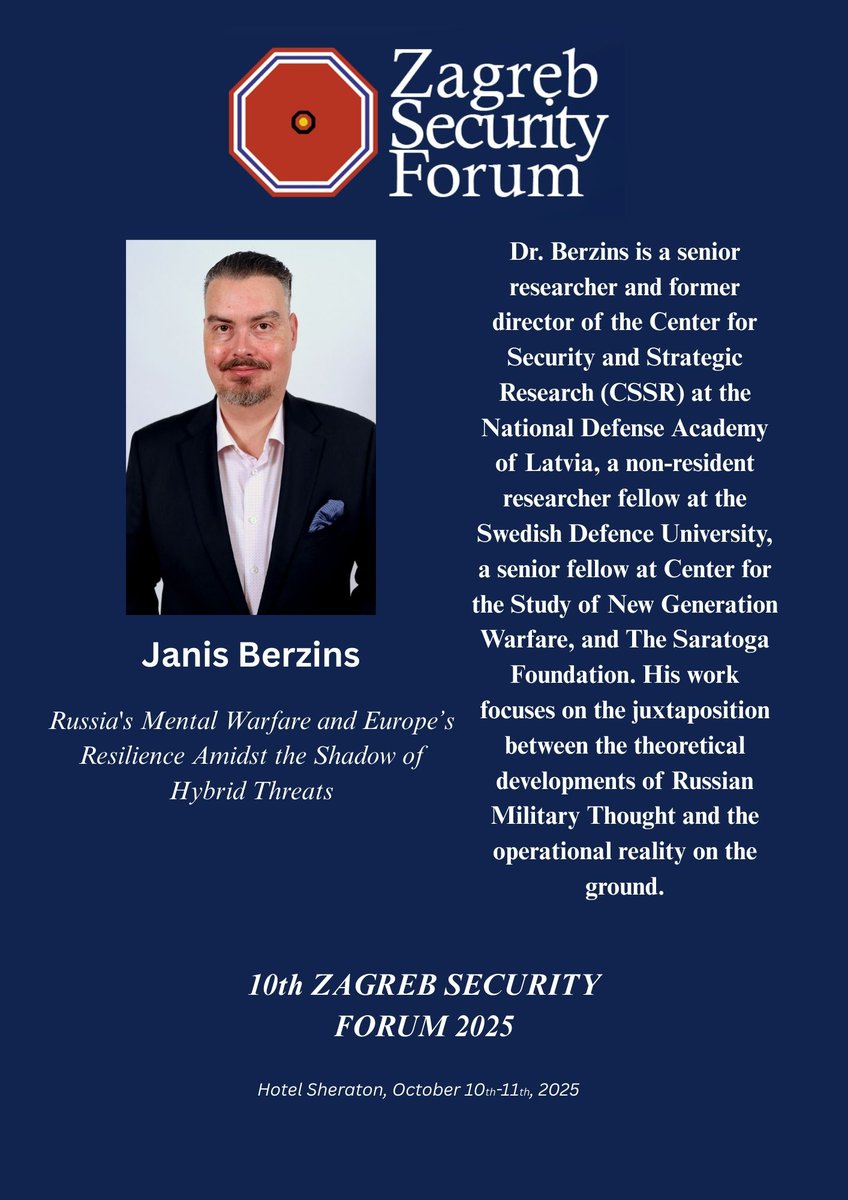 We’re excited to welcome Janis Berzins to the Security Forum!  Join us and explore today’s key security challenges together.