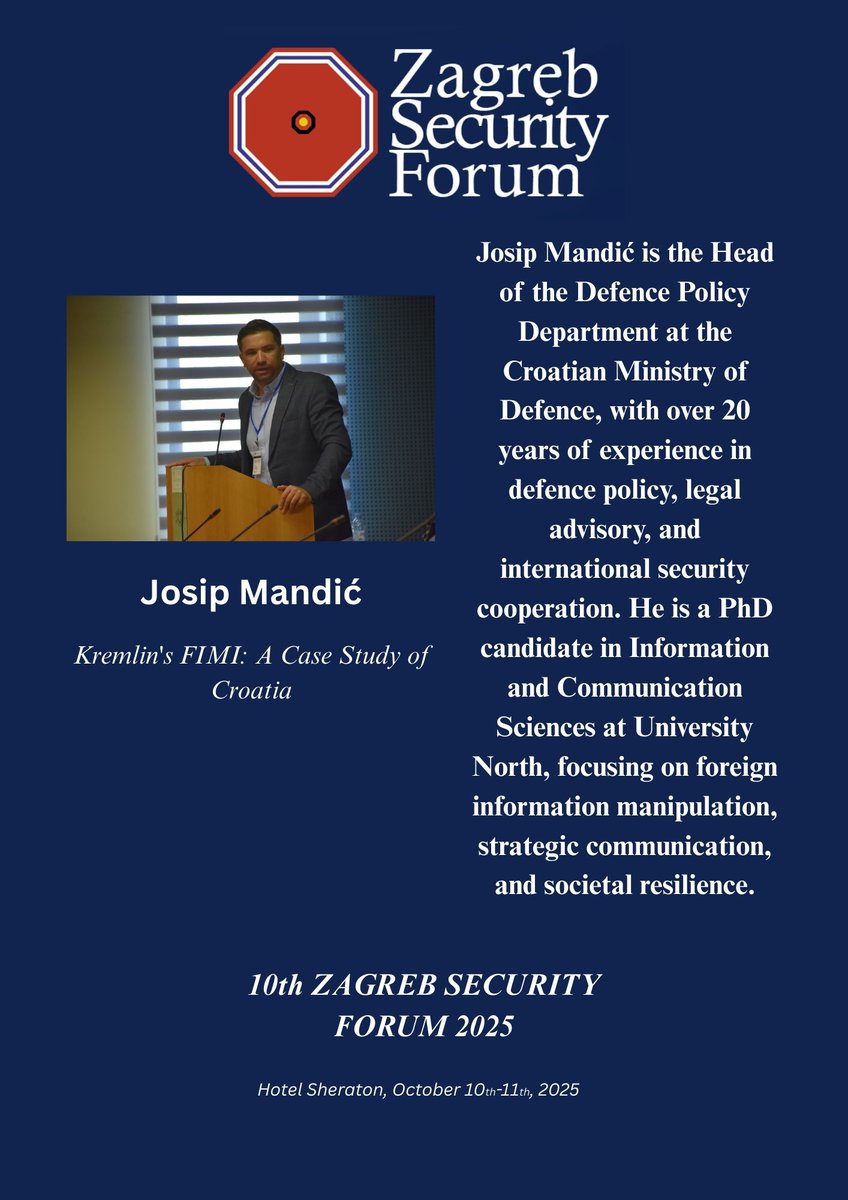 We’re excited to welcome Josip Mandić to the Security Forum!  Join us and explore today’s key security challenges together.