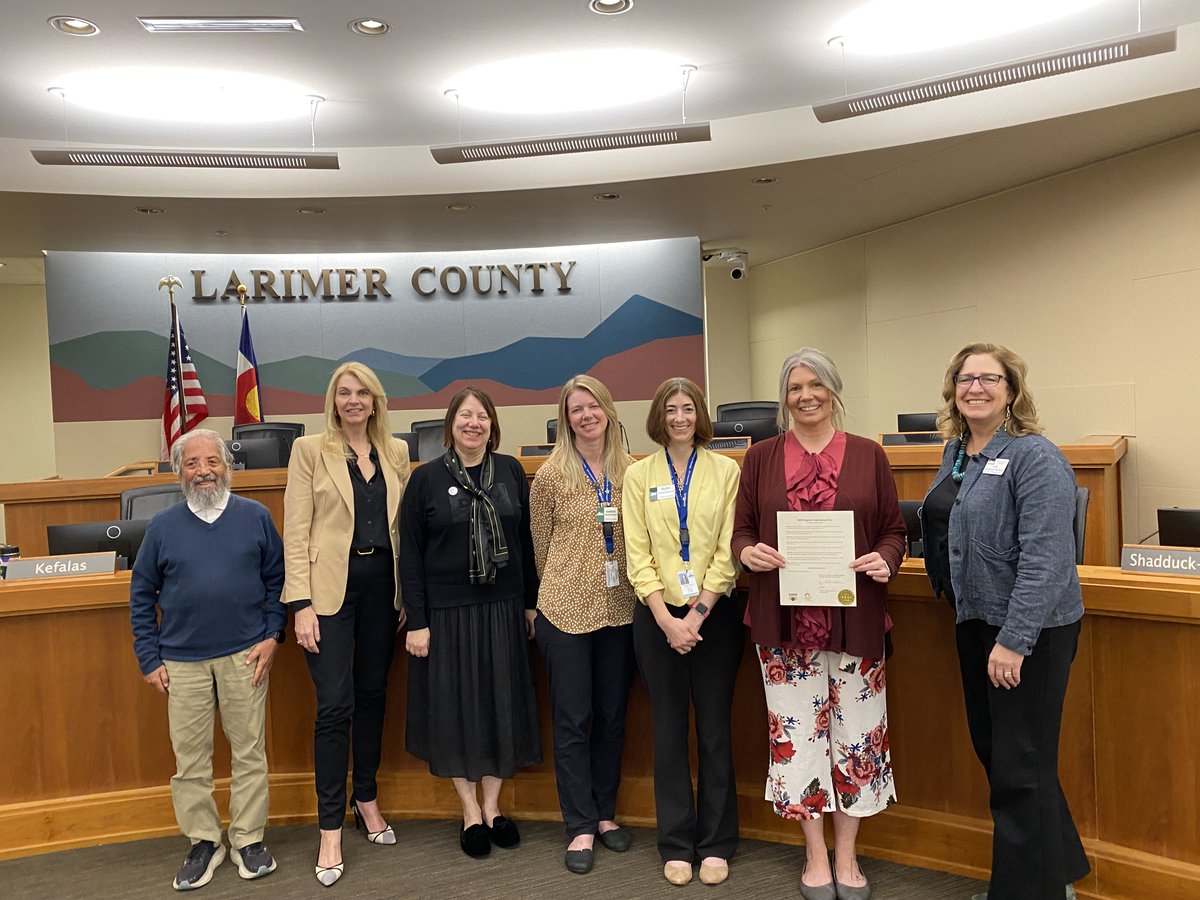 There are over 90,000 older adults in Larimer County over 60, and they have so much experience to impart to all of us.
The Board of Larimer County Commissioners today proclaimed Oct. 9 2025, as Ageism Awareness Day in Larimer County.