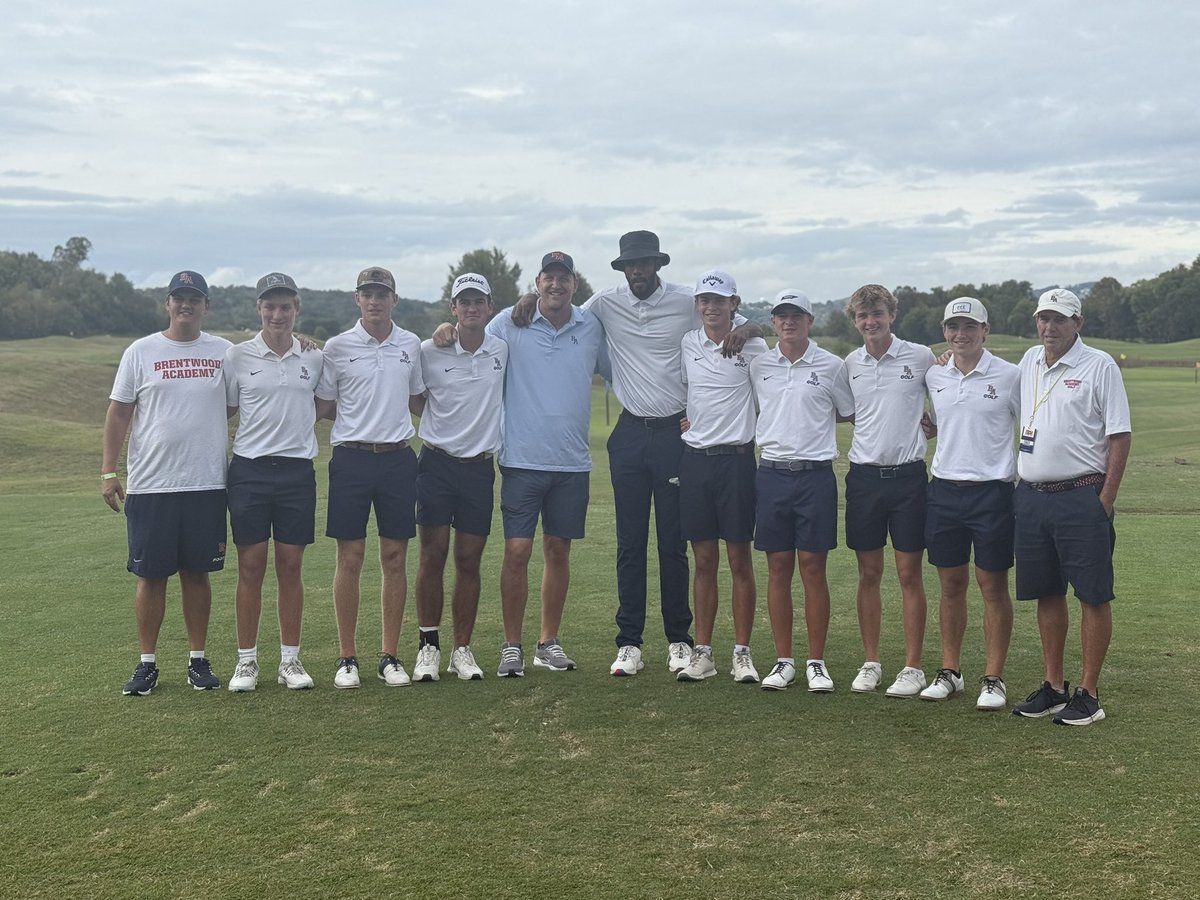 Congratulations to all of these young men! They looked adversity, square in the face and overcame it in a matter of nine holes. So proud of the way they represented <a href="/ESBN_BA/">Eagles Sports Broadcast Network</a> and <a href="/baeagles/">Brentwood Academy</a>. #3peat #BAfamily