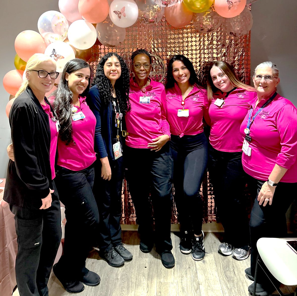 This #BreastCancerAwarenessMonth, we honor Iretha Wiggins, Asst. Chief Tech <a href="/Newark_Beth/">Newark Beth Israel Medical Center</a>, 2-x #breastcancer survivor retiring after 40 yrs of service. She knows 1st-hand importance of an annual mammogram &amp; has dedicated her career to helping others rwjbh.org/mammo