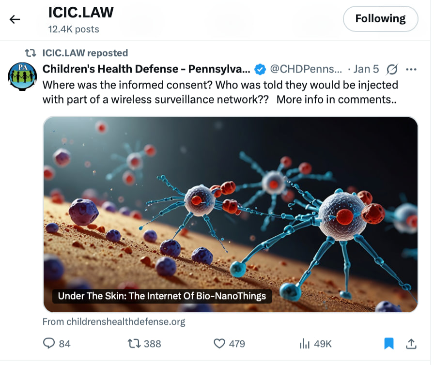 CorinneNokel's tweet image. Yes, where was the Informed Consent? 

IEEE 802.15.6 

IEEE 1906.1.1 - 2020 #MolCom #IoBNT 

Healthcare 4.0 

Anatomical Connectivity 

Medical Body Area Network #PrecisionMedicine 

@ChildrensHD 

x.com/CHDPennsylvani…