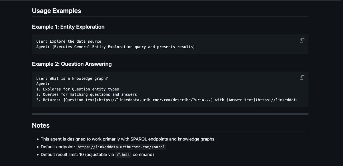 kidehen's tweet image. Agents.md is available from:

github.com/OpenLinkSoftwa…

And when the @OpenAI ecosystem opens up—just like we did with our DataTwingler CustomGPT—agents built and deployed in this manner will also be available for use.

Remember: “Given a problem, there’s an App for…