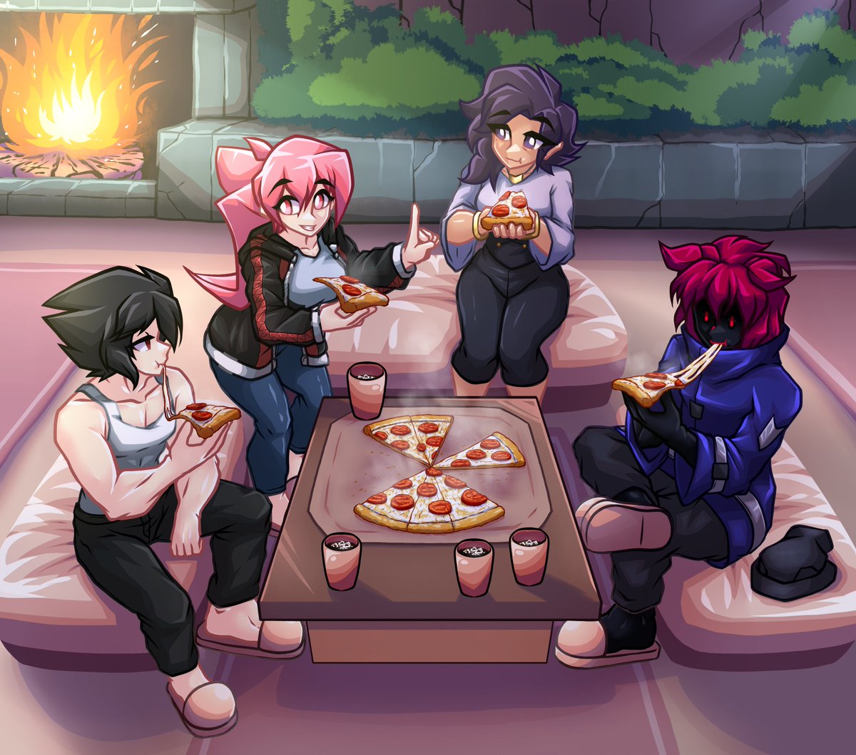 puripunyopas's tweet photo. 🍕🍕🍕Thank you for commission🍕🍕🍕 https://t.co/iS89nN8XDZ