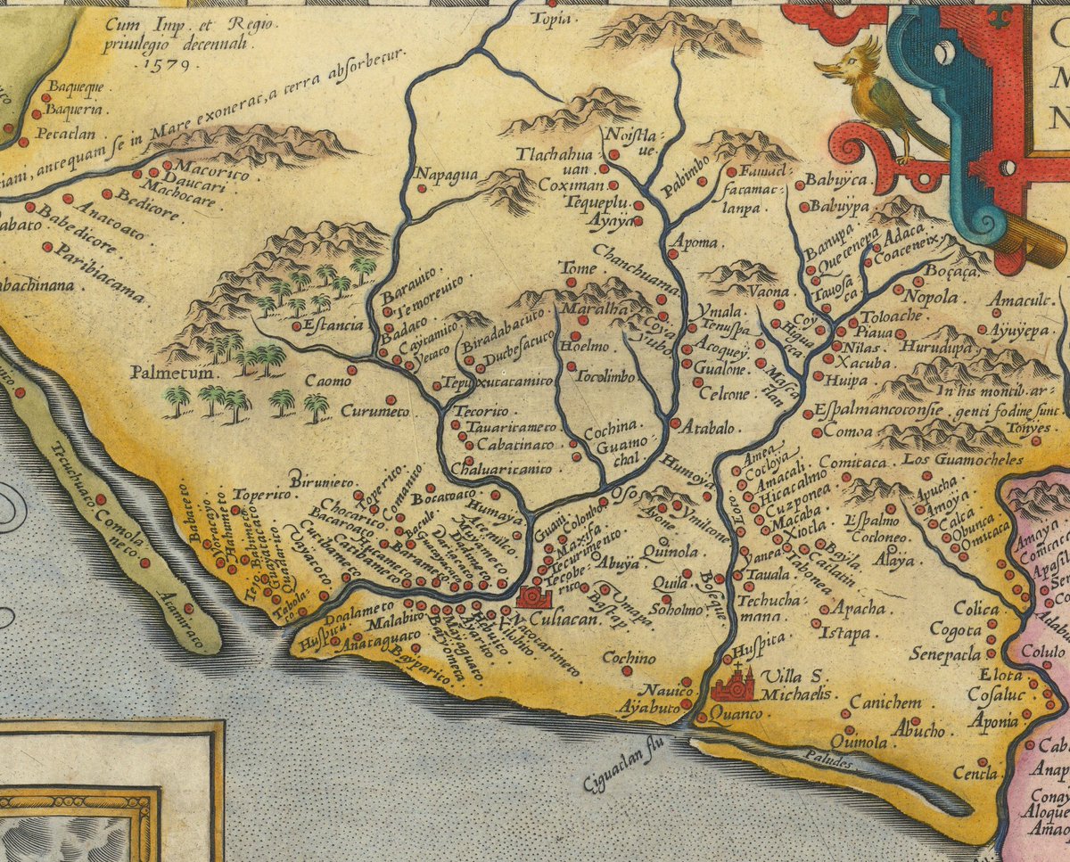 mapoteca_mx's tweet image. Paso a informar que es muy probable que éste sea el #mapa más antiguo que muestre a #Culiacán con tanto detalle: 1603
#Sinaloa

A pesar de estar tan al norte, Culiacán es de las ciudades fundadas por españoles más antiguas: 1531 (solo 10 años después de la caída de Tenochtitlan)
