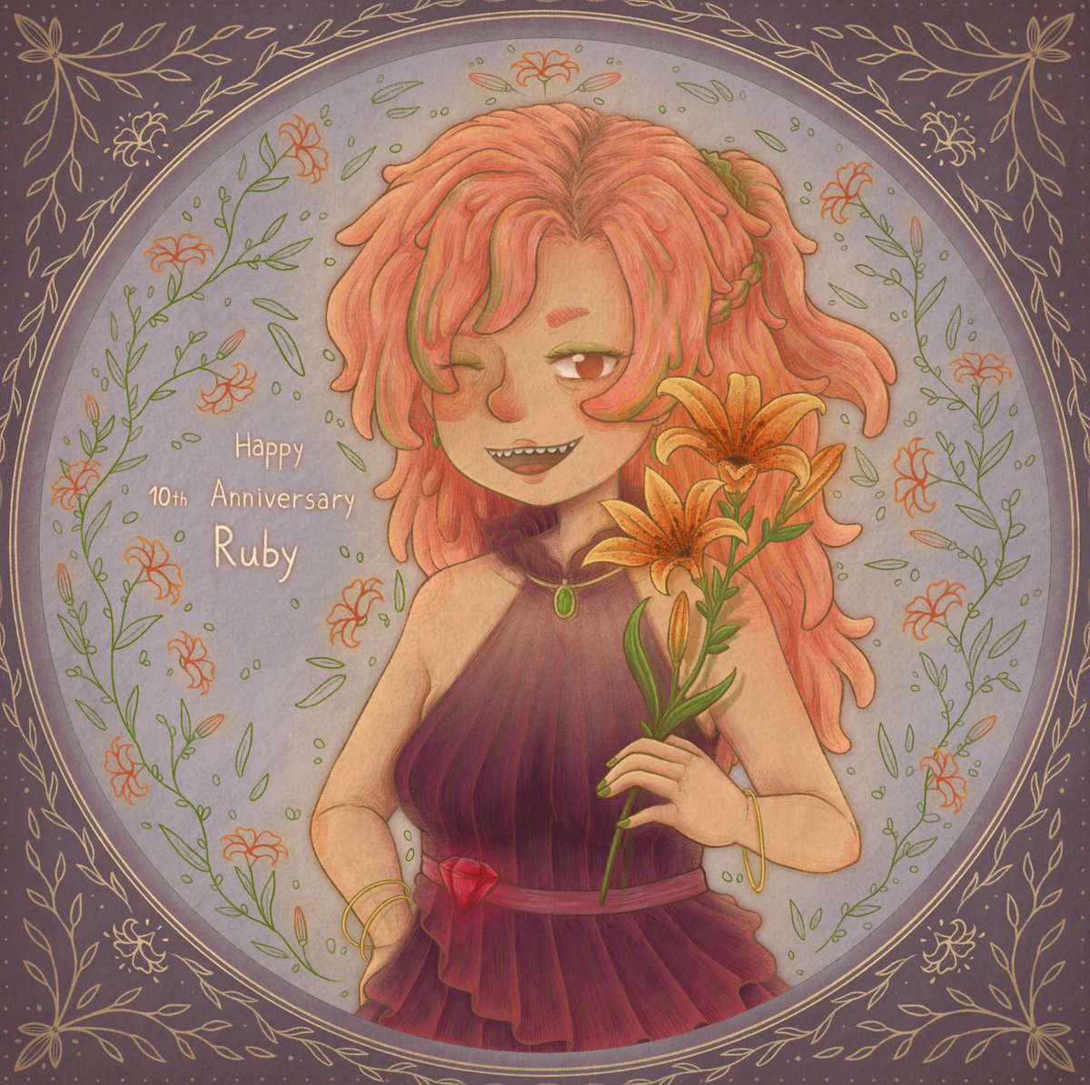 Happy 10th Anniversary, Ruby 🎉

#vocaloid #vocaloidruby #RVBY #art #powerfx