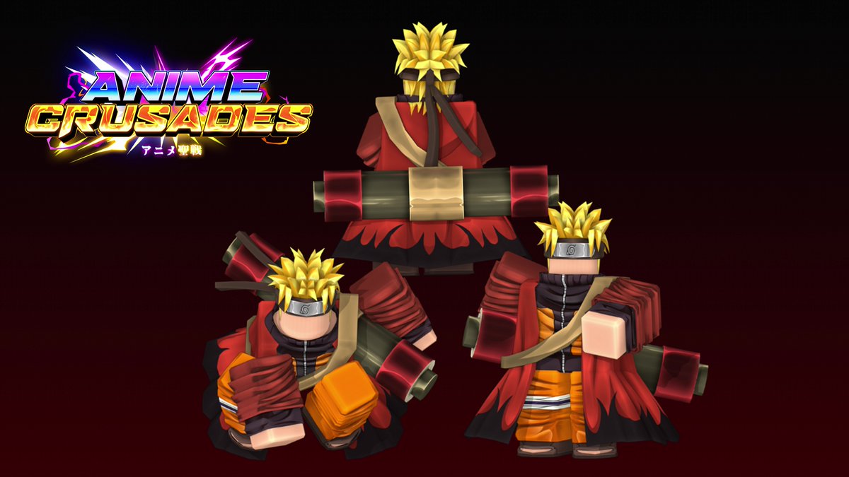 Naruto Uzumaki (Sage Mode), new model wip, btw the cape he is wearing is rigged meaning it will flow in game! (This can also be disabled in settings for the mobile players!)

Credits to <a href="/xearlyia/">Daplexy</a> for making the model, much love!

Join server for more information and sneaks!