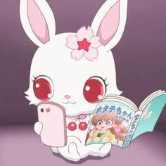 Ruby reading a new manga!