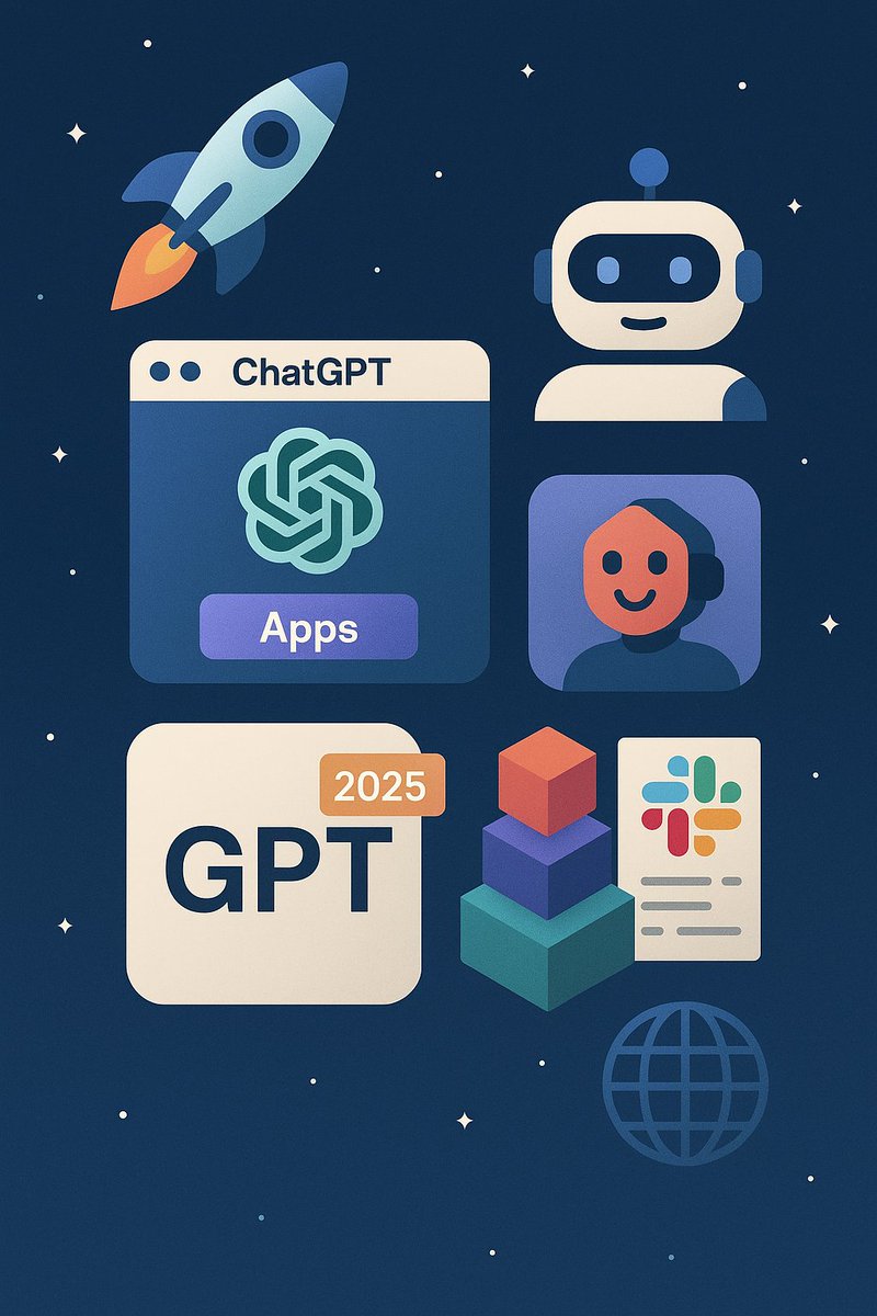 2025 just dropped 🔥🔥
• ChatGPT now hosts apps (via Apps SDK)
• AgentKit for building AI agents
• GPT-5 Pro, Sora 2 &amp; gpt-realtime-mini models
• Codex upgrades w/ Slack + enterprise controls
The future of AI is stacking up. 🌐
#viral #CHANELSS26 #AI #LaVozArgentina