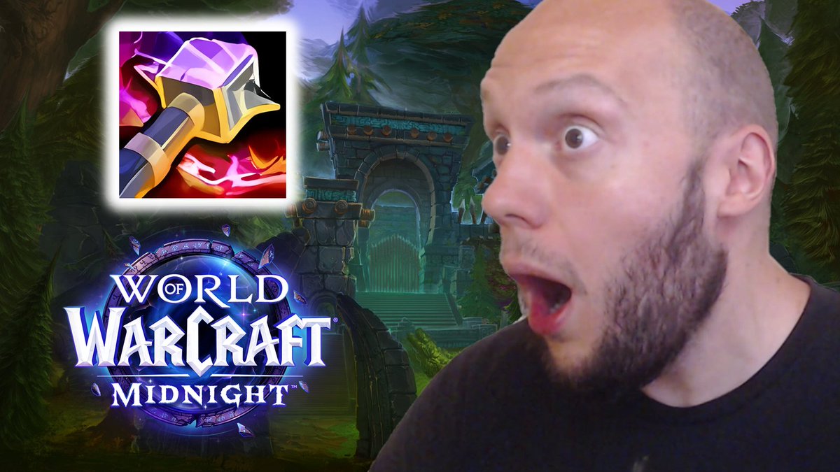 Enhancement shaman is being sundered and returned to it's roots. A much less bloated and simplified experience for Midnight. youtube.com/watch?v=pkDCQy…