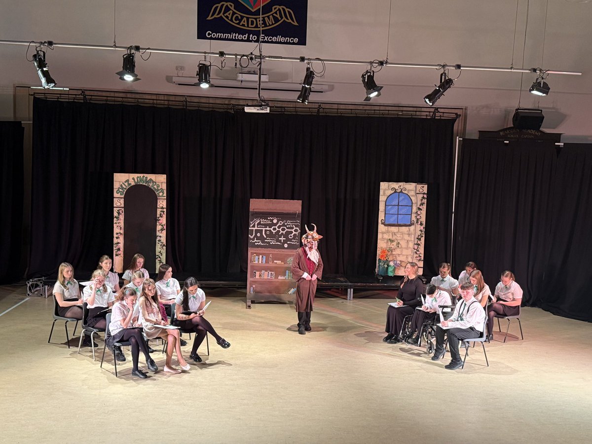 BA_MusicDept's tweet photo. We have had so much fun rehearsing for our school showcase which will feature scenes from a selection of musicals. We cannot wait for our first show tonight! #BAShowcase @BearsdenAcademy 

Here’s a glimpse of what we are getting up to: https://t.co/nJplxaj9Qs