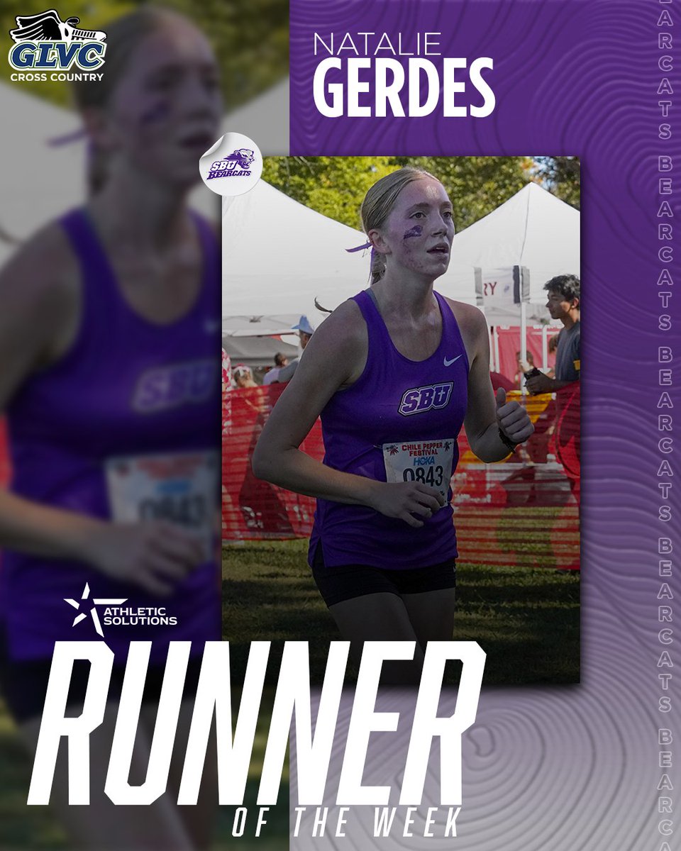 GLVCsports's tweet photo. 🏃 GLVC CROSS COUNTRY WEEKLY AWARDS

MEN'S: Tyler Harris, @drurypanthers 
WOMEN'S: Natalie Gerdes, @sbubearcats 

#CreateYourLegacy | https://t.co/J97vDK2X1c https://t.co/8yfWJDQvdS