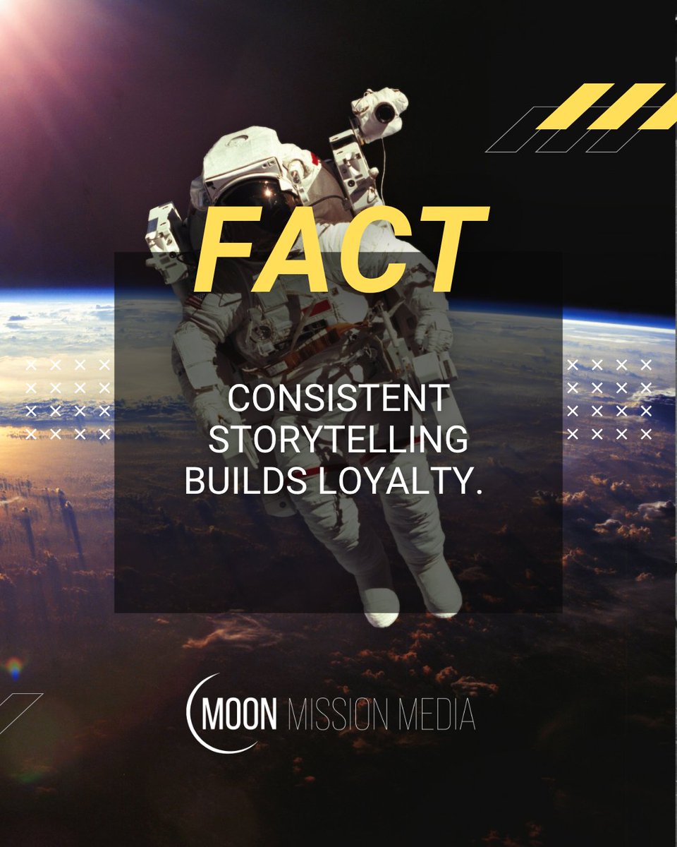 A great brand isn’t built overnight — it’s built through consistency.

🌝 At Moon Mission Media, we help brands communicate with clarity and purpose — turning one-time buyers into lifelong believers.

Consistency builds trust. Trust builds loyalty. Loyalty builds legacy. 💫