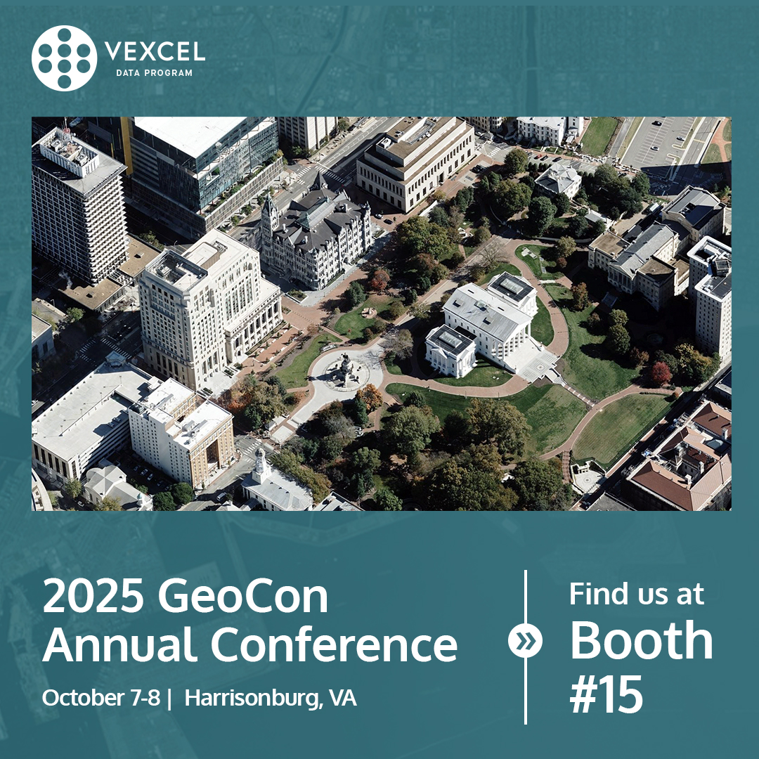 vexcel_data's tweet image. Attending GeoCon 2025 in Virginia this week? Make sure to connect with our team in Booth #15 to get all your questions answered about our #aerialimagery and #geospatialdata. 

Want to see our state-wide coverage for Virginia? hubs.la/Q03Mzfls0

#GIS #AccuracyMatters