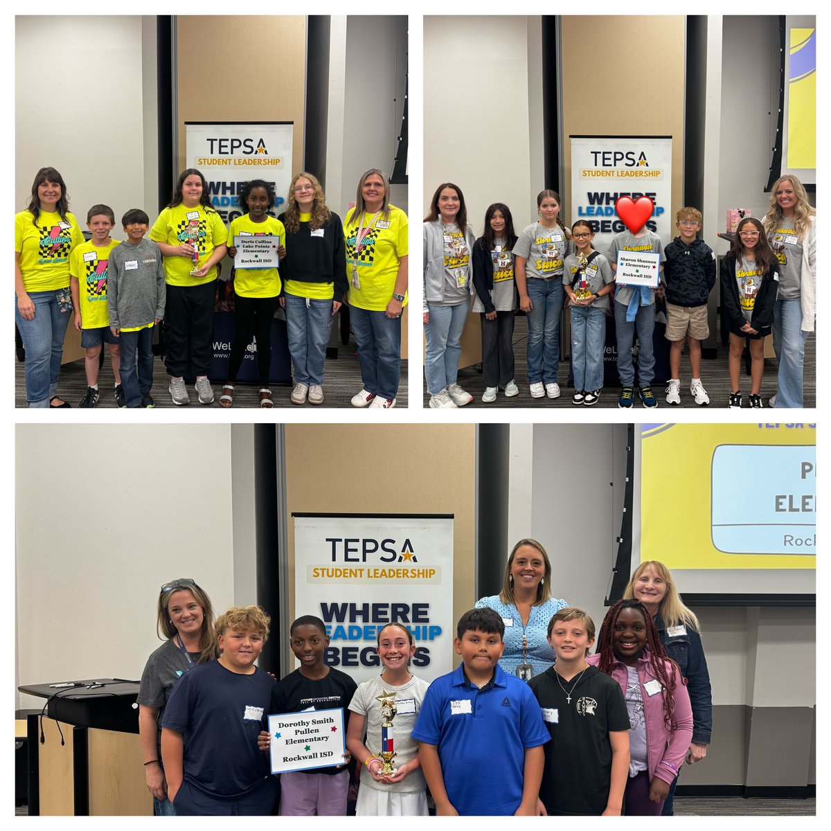 🌟 Congratulations to our <a href="/TEPSAtalk/">TEPSA</a> Student Council Award Winners…CLP, BSE, Hamm, Dobbs, Pullen, Hartman and Pullen!!! 🌟 We are proud of our student leaders in <a href="/rockwallschools/">Rockwall ISD</a> ❤️ #WeLeadTX   #WeAreRockwallISD