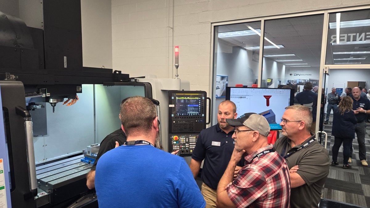 CAMWorks's tweet image. Join us on the Journey of the Part!
We&apos;re excited to partner with Ellison Technologies and GSC to showcase the #Power of HCL CAMWorks!
Witness the part that was programmed using HCL CAMWorks and then cut on state-of-the-art Ellison machines! 
Know more-  ellisontechnologies.com/about-us/events