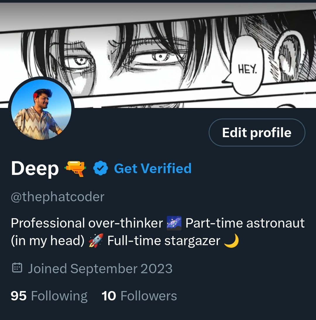 thephatcoder's tweet image. Thank you for 2 followers🕺