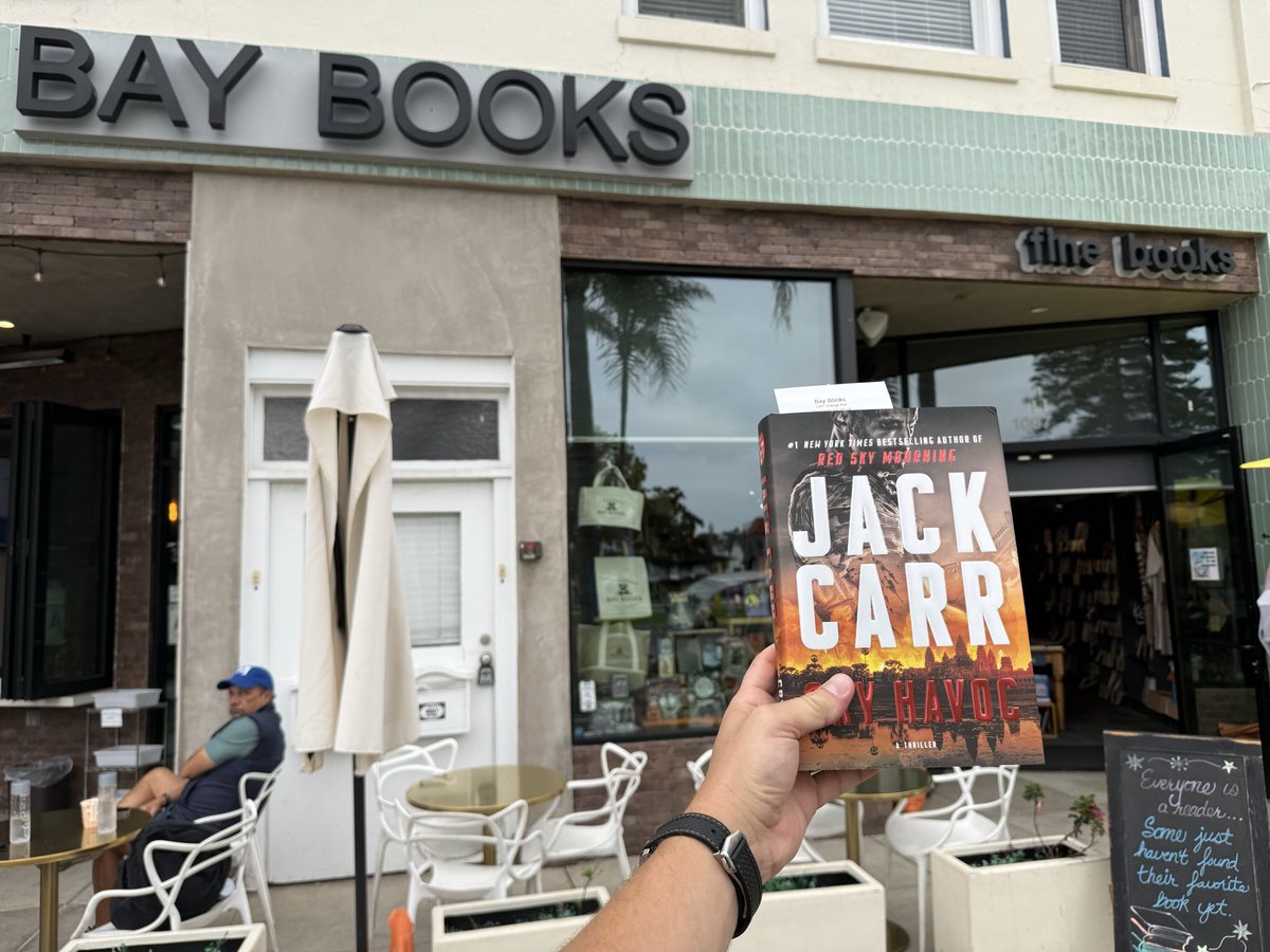 _BryanWilson's tweet image. @Bay_Books Coronado for the win! Just picked up my copy of @JackCarrUSA’s latest thriller, Cry Havoc. I’m especially excited because my father’s name is Tom, and also served in Vietnam! 

Thank you @JackCarrUSA for creating these amazing stories