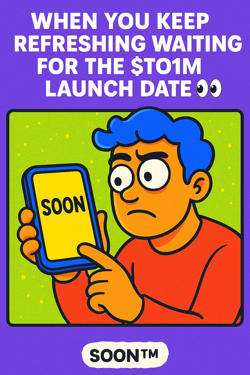 TO1Mcoin's tweet photo. Still loadingβ¦ patience is part of greatness π
#TO1M #Crypto #MemeCoin #RoadTo1M https://t.co/cN8s3Xq1eh