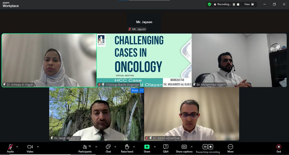 We are back !!!
Our challenging oncology cases for this month 

Day one with 1000 attendees