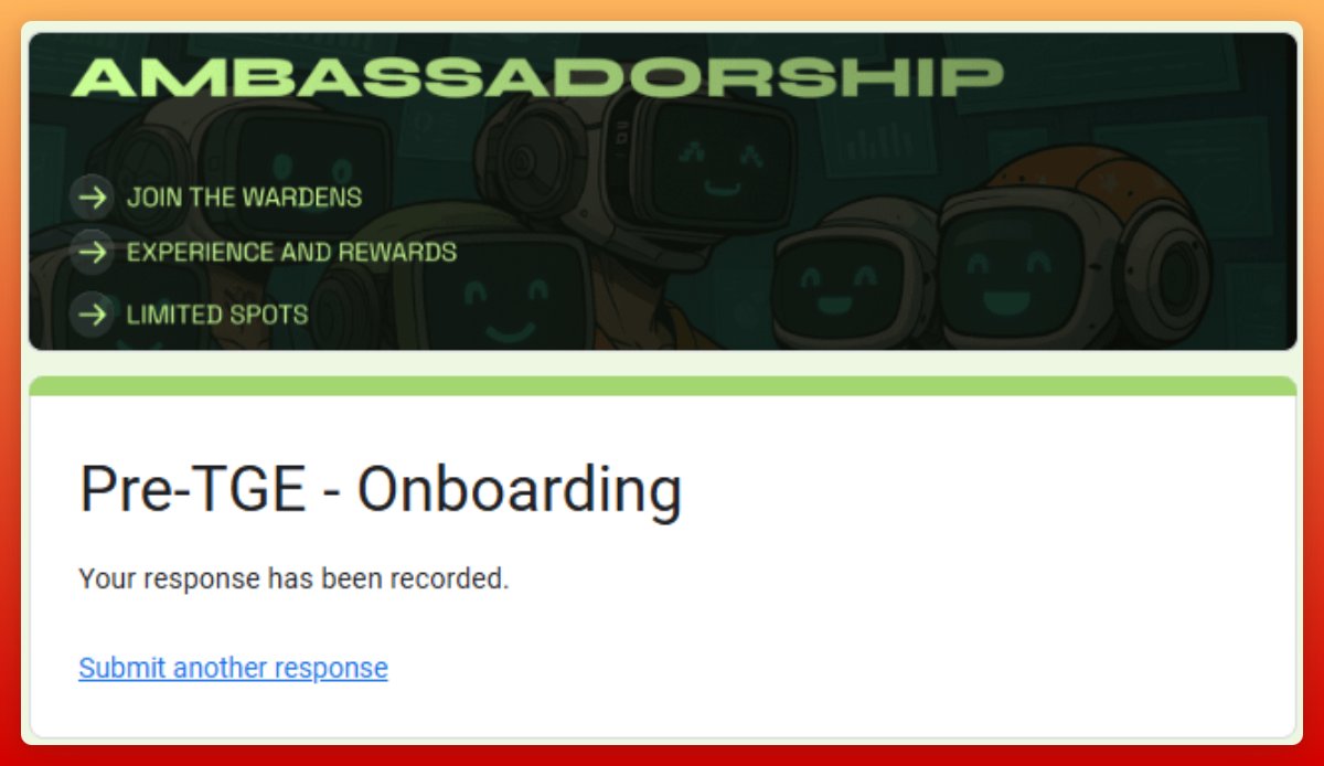 defikadic's tweet image. Have you considered applying to be @wardenprotocol&apos;s ambassador?

Think about it: if you&apos;ve been talking about Warden, then why not take the next step?

This is a shortcut to accelerate your progress:

+ Receive support from the Warden community
+ Get official releases from…