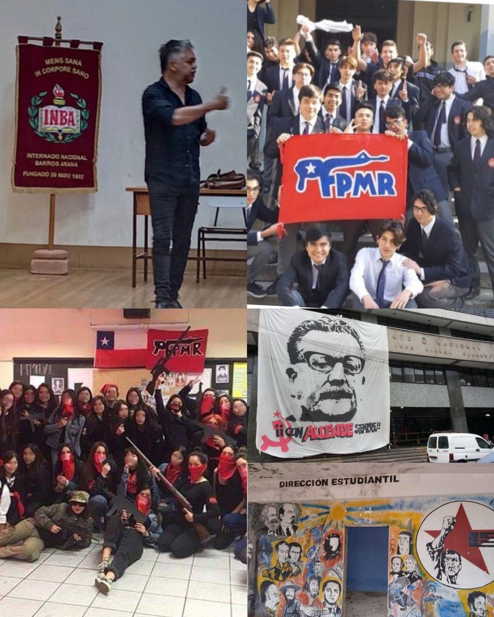 🔻Por décadas la extrema izquierda miserable marxista hace proselitismo político y adoctrinamiento en los colegios y universidades, pero nunca  el colegio de profesores hizo una denuncia a la Contraloría.  Qué raro!
#IzquierdaMiserableYTerrorista
#TuDia13 #cyber
