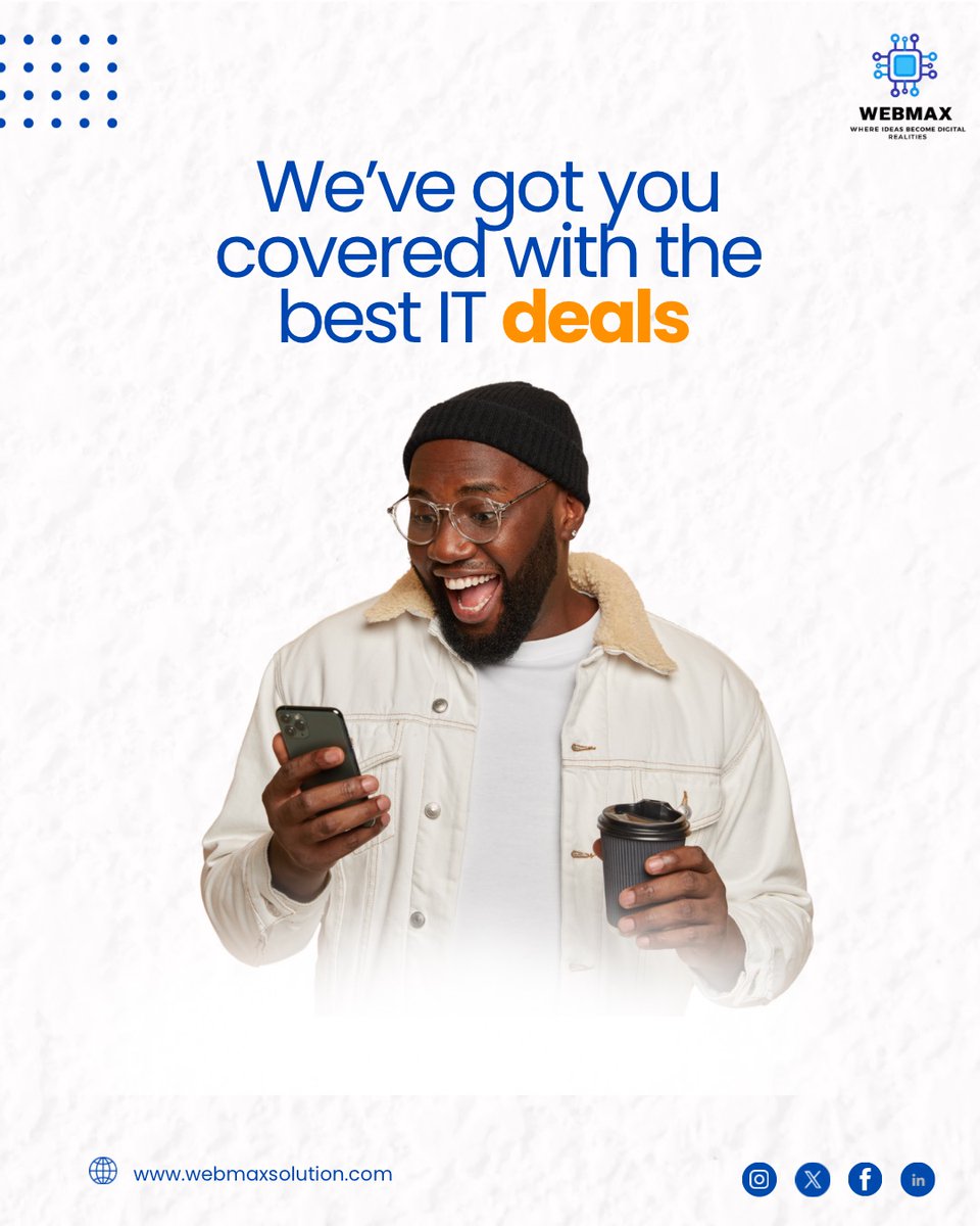 SolutionWe81133's tweet image. From web development and app design to SEO, hosting, and digital marketing — WebMax delivers affordable, innovative, and reliable tech solutions tailored to your business needs.

Let’s take your brand to the next level. 
📩 info@webmaxsolution.com |

#WebMaxSolutions #ITDeals