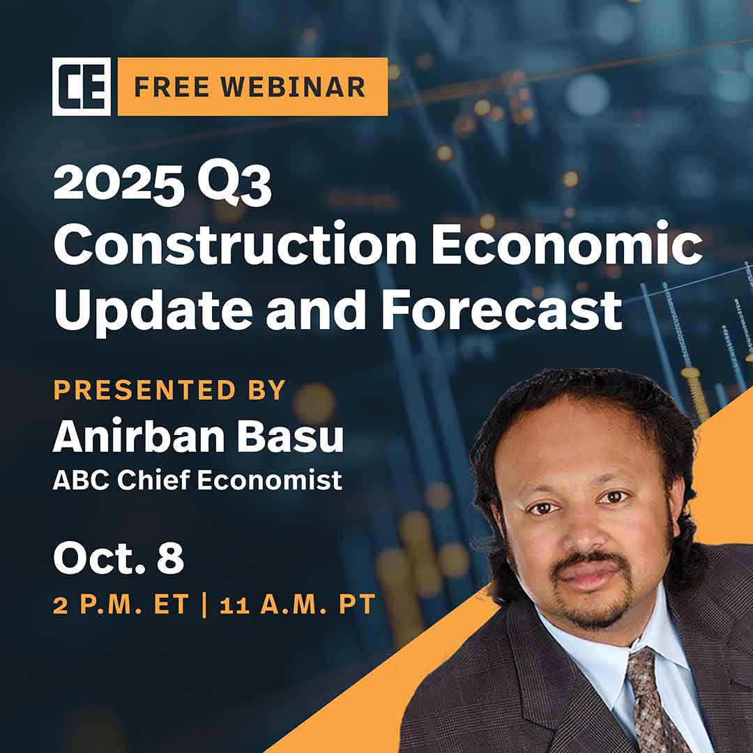 🔎 Construction costs, confidence and conditions—get the latest insights in tomorrow's webinar with <a href="/ABCNational/">ABC National</a> Chief Economist Anirban Basu.

👉 Get more information and register for the event here: f.mtr.cool/luaasoedbo