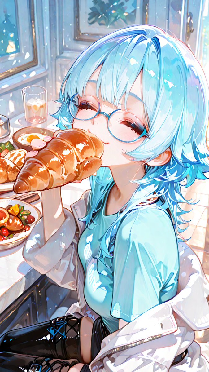 #パンの友の証 
JINGさん、たまごぼーろさん初めまして！楽しそうなタグだったので参加させていただきます！よろしくお願いします☺️
#AIart #AIイラスト︎