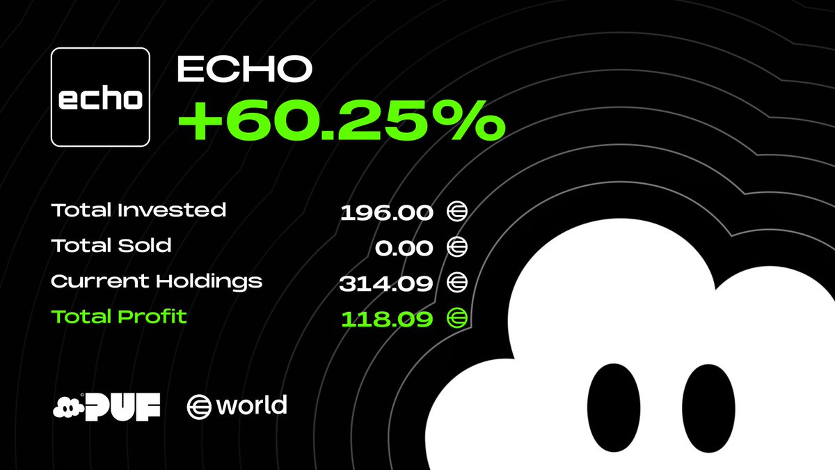 The Echo Token is more than just digital currency—it is your voice, your impact, and your reward in the Echo universe. Earn it. Flex it. Own it. 🔥 <a href="/ani_labs_world/">Ani Labs</a> 

Check out ECHO on <a href="/PufLaunch/">puf (e/acc)</a>

worldcoin.org/mini-app?app_i…

#web3 #worldchain #puf #crypto