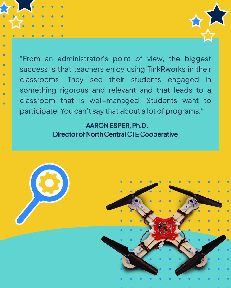 "When students are engaged in something rigorous and relevant, the whole classroom changes.”
At TinkRworks, we hear stories like this every day—classrooms thriving through STEAM. 🌟
Discover how our hands-on projects are making a measurable difference.
👉bit.ly/3IVyJhB