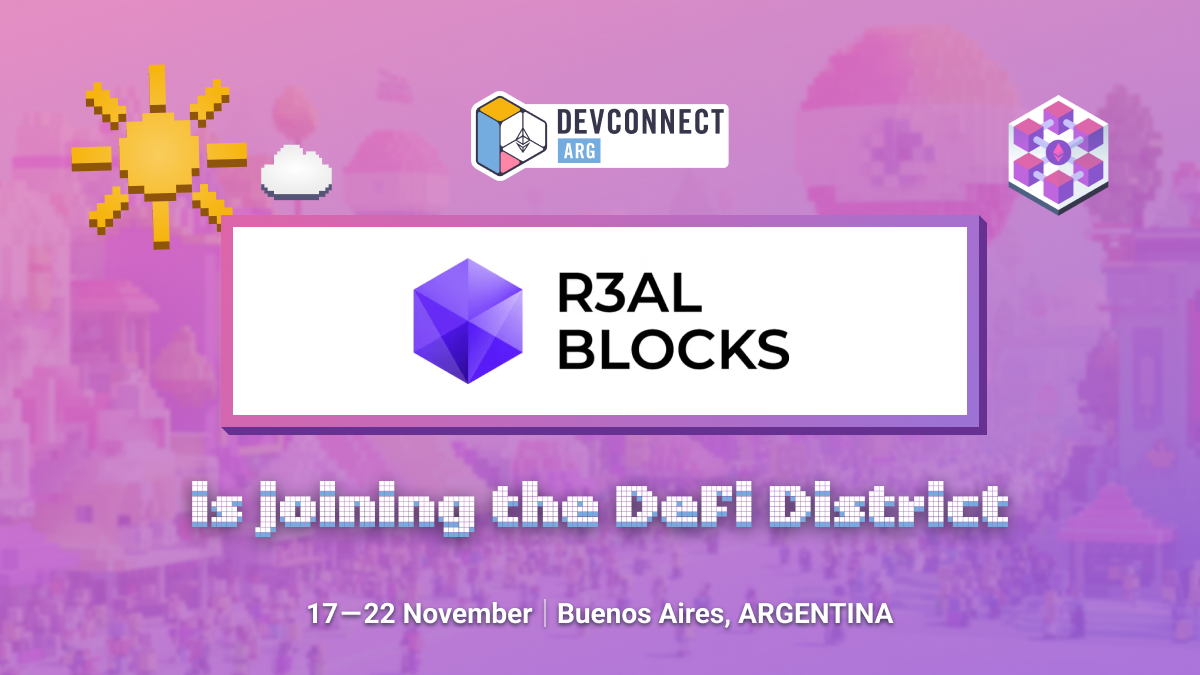 R3AL Blocks at Ethereum World's Fair