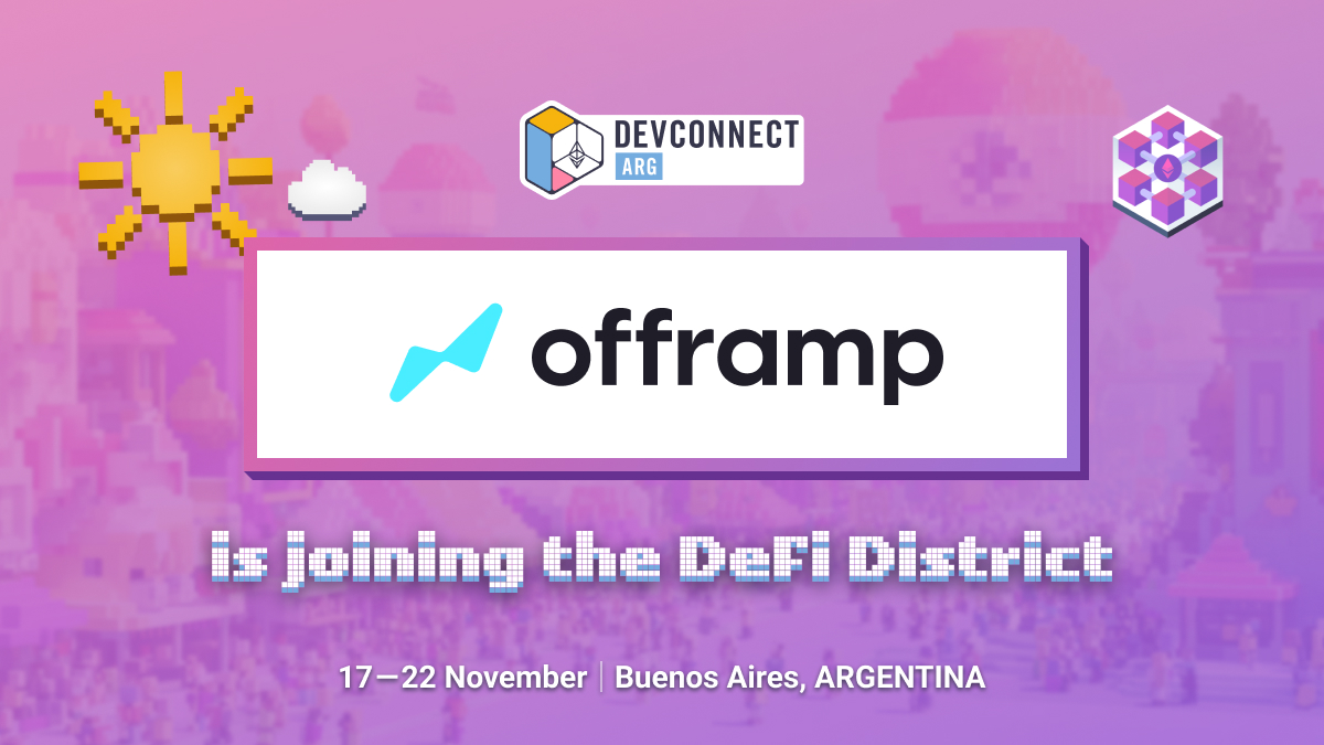 Offramp at Ethereum World's Fair