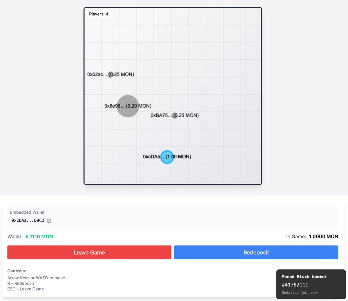 Just a reminder, there's .5 MON up for grabs every minute on agar.gg 
get it while its hot!