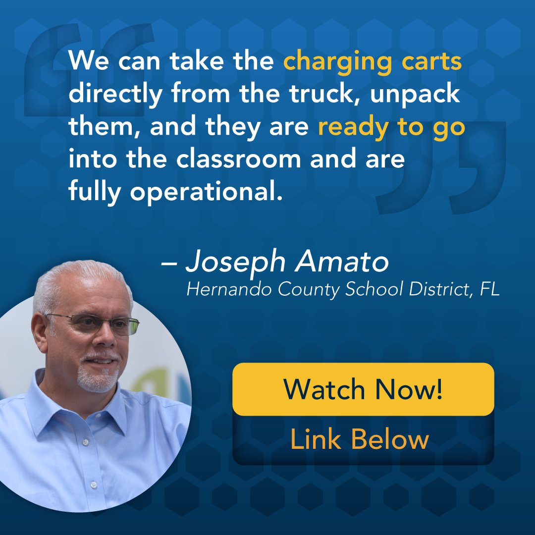 Still wasting time wiring AC adapters? Hernando County Schools upgraded to JAR Systems’ USB-C charging solutions and saw faster deployments, lower costs, and fewer IT headaches.

Watch the video to learn more 👉 hubs.ly/Q03MxMXf0

#EdTech #USBC #Education #K12