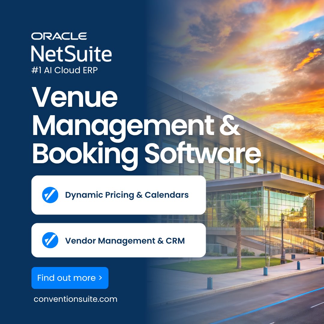 ConventionSuite's tweet image. Fill more seats with our all-in-one venue management &amp;amp; booking software. Ticketing finally works the way it should. Book demo: conventionsuite.com
#venuemanagement #eventtech #eventbooking #eventsoftware #eventmanagementsoftware #bookingsoftware #eventcalendar #iavm #netsuite