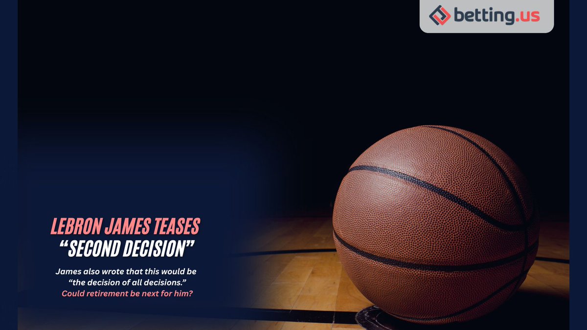 LeBron James teases “#TheSecondDecision” 👀

At 40 and entering his 23rd season, LeBron announces a major reveal set for Tuesday, Oct 7 at 12PM ET.

Retirement? Final season? Something bigger? The King is keeping us guessing.

#NBA #LeBron #Lakers #TheDecision2 #NBA2025 #GOAT