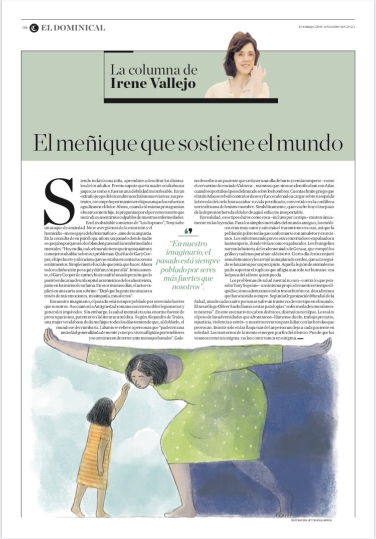 irenevalmore's tweet photo. En nuestro imaginario, el pasado está poblado por seres más fuertes que nosotros. Asociamos Roma con invencibles legionarios. Pero la salud mental ya preocupaba. Según A. de Trales, una mujer vendaba su dedo meñique cada día temiendo que, si lo doblaba, el mundo se derrumbaría. https://t.co/B0AZEx1h1p
