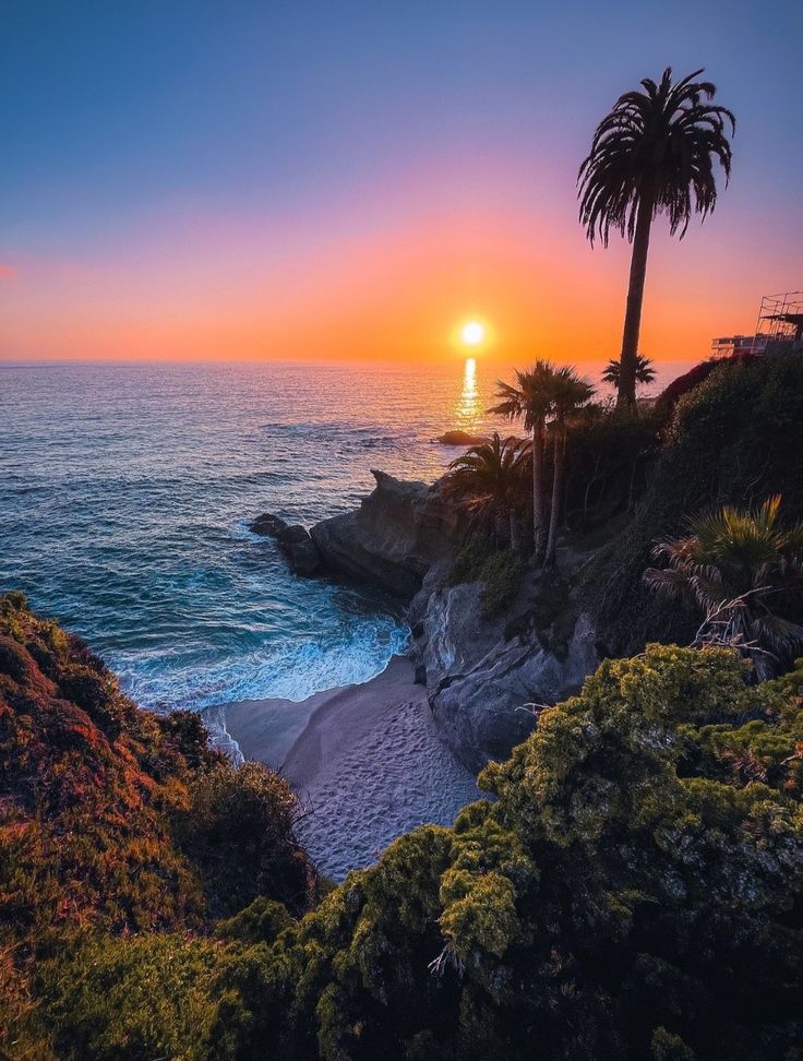 When the sky blushes, the world stands still