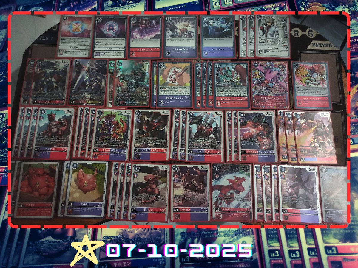 Second Experiment!!!

Report Weekly Global Hobiz :
Deck : Megi &amp; Duke X
Rank : 1st

R1 : Omegamon ✅
R2 : Beelzemon ❌
R3 : Blackwargreymon ✅

#デジモン #デジカ #デジモンカードゲーム #デジモンカード #Digimon #Digimonmeta #dtcg 
#digimoncardgame #DigimonTCGIndonesia
