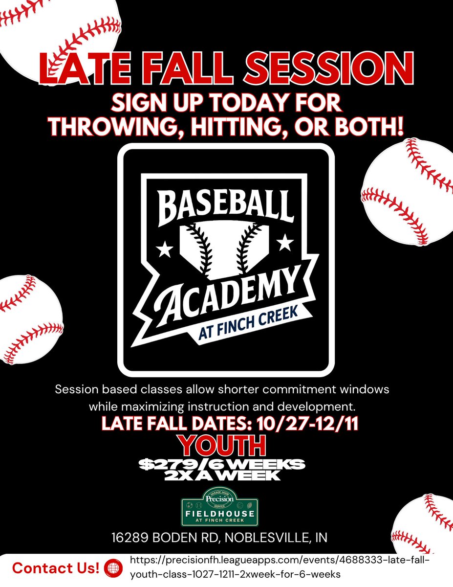 20 days away! Make sure to sign up for our late fall session!