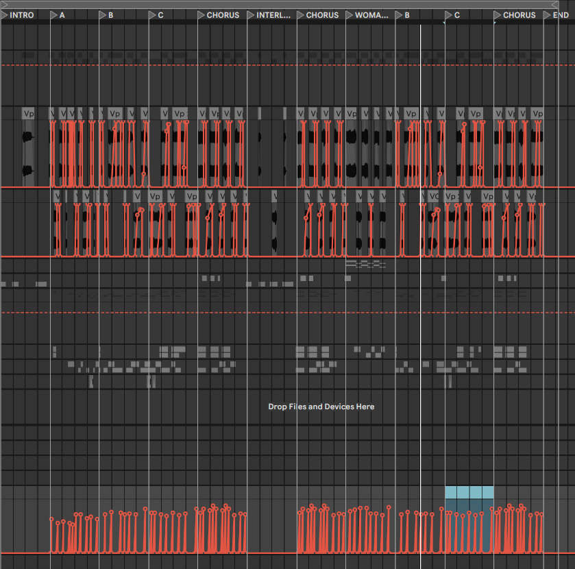 Aqui vai uma dica boa, sempre coloquem markers no projeto de vocês, pois realizar automatizações fica 4 vezes mais fácil, pq se a estrutura da musica repetir a automatização fica mais fácil de ser replicada, mantida ou modificada posteriormente ✌️